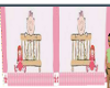 animated curtains  pink