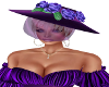 Elegance in Purple Hat