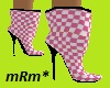 *mRm Boots pink&white