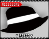 Mafia Hat Black White