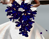 purple/blue wedding flow