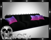 CS Blk/Pink/Purple Couch