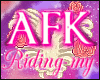 AFK headsign