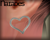 N| Heart Earrings