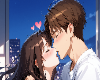 large canvas kiss me now
