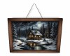 Framed Winter Cabin #3