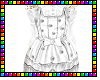 White lolita dress(flat)