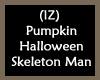 Pumpkin Skeleton Man