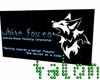 White Fox Co Logo Sign