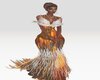 Orange Swan Dress
