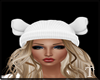 white bunny hat