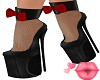 Black & Red Kris Heels