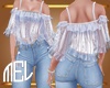 Blusinha Mel Azul
