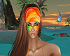 hair bandana orange1