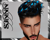 S3N-Blk&Teal KJ Hair