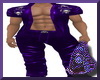 Purple Leather Outfit M