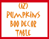 (IZ) Boo Decor Table