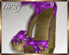 Lacy Lilac Wedges