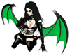 Green Demon Wings Unisex