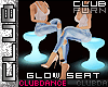 C| Club Glow Seat Blue