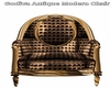 Chocolate/Gold Chair
