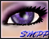 Deep Purple Glitter Eyes