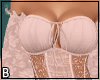 Pink Lace Corset Dress