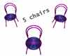 {R} 5 Chairs Dance Club