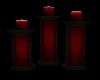 Vampire pillar candles