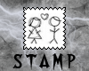 Drawing Love Stamp
