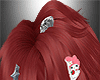 𝔁. Hair+clips red