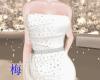 梅 elegant white dress