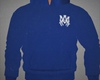 M-A Fitted Blue Hoodie
