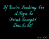 Neon Aqua Bar Sign TP