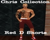 Red D Shorts