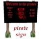 pirate sign