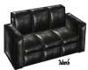 Black leather Couch 5