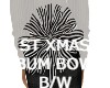 ST CHRISTMAS BUM BOW B/W