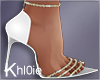 K white vday heels