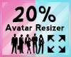 Avatar Scaler 20%