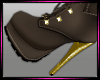 Gold Spike Boots
