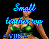 Small leather top green