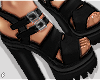 f. cleated heels black