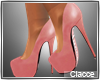 C rose pink heels