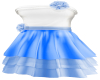 Naomi Blue Rose Dress