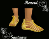 HS-Spring Yellow Sandals