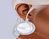 VIOLET White Earring