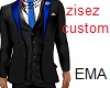 !Exotic Suit Black Blue