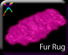 ! fur rug pink