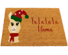 Llama Christmas Doormat